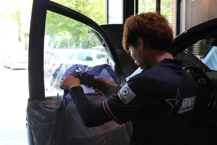 군산썬팅, 렉스턴  프리미엄 썬팅 재시공 ! / 군산시 나운동