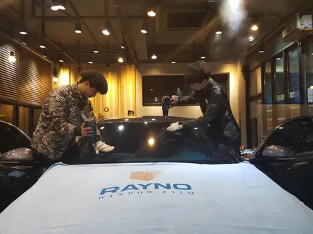 군산썬팅 잘하는 곳, 스타워시밖에서!! K7 풀시공기(2탄) / 군산시 나운동