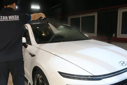 쏘나타 디엣지 화이트 탁송 되었습니다 / 군산시 나운동