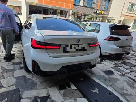 BMW 340i G바디 전 범퍼 라이트 사이드미러 PPF시공 발수코팅 서비스 부산 명지 스팀맨 부산명지점 / 부산 강서 명지동
