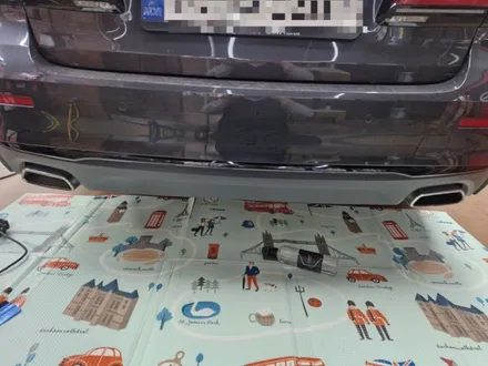 부산 강서구 명지 BMW 5시리즈 크롬죽이기 / 부산 강서 명지동