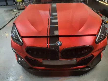 BMW Z4 전체랩핑제거 후 (에이버리_사틴크롬실버) 전체랩핑 시공 - 영등포랩핑샵 / 서울 영등포