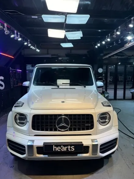 엄청난 포스를 자랑하는 G바겐 G63 AMG 디테일링 세차/유막제거/유리발수코팅 / 서울 영등포