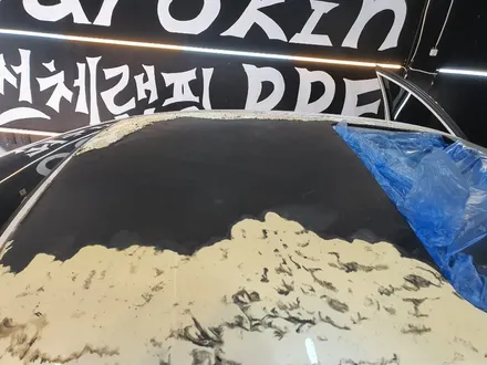 랩핑제거 본드자국제거 스티커자국제거... 그랜져TG 오래된루프스킨제거 시공기... 루프스킨비용보다 많이들어가는 작업 / 서울 영등포