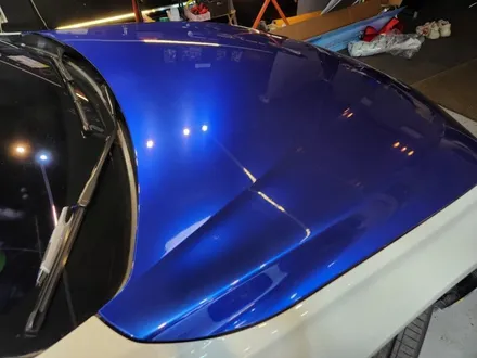 F바디 BMW330I 전체랩핑(카멜레온) 제거후 전체랩핑(파이어블루) 영등포랩핑샵 하트스 / 서울 영등포