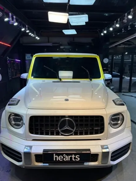엄청난 포스를 자랑하는 G바겐 G63 AMG 디테일링 세차/유막제거/유리발수코팅 / 서울 영등포