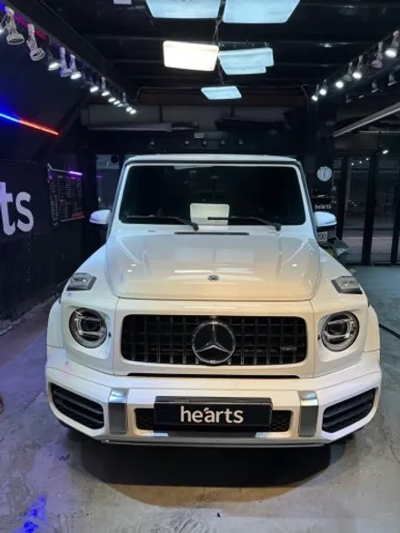 엄청난 포스를 자랑하는 G바겐 G63 AMG 디테일링 세차/유막제거/유리발수코팅 / 서울 영등포