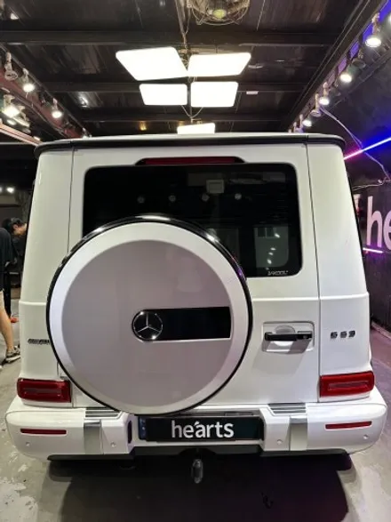 엄청난 포스를 자랑하는 G바겐 G63 AMG 디테일링 세차/유막제거/유리발수코팅 / 서울 영등포