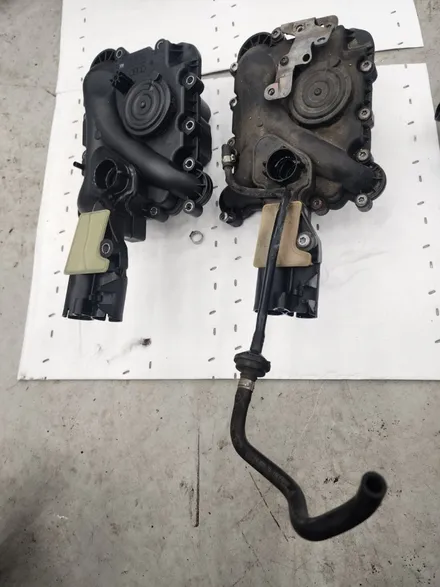 아우디A6 3.0Tfsi(가솔린차량 냉각수부족/누수/오일부족 온도게이지 불량 수리 오일세퍼레이터*서머스텟*워터펌프 교환작업 / 서울 영등포
