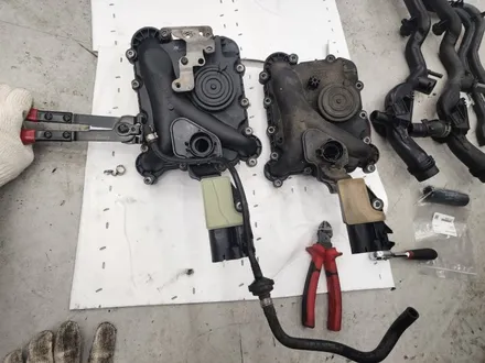 아우디A6 3.0Tfsi(가솔린차량 냉각수부족/누수/오일부족 온도게이지 불량 수리 오일세퍼레이터*서머스텟*워터펌프 교환작업 / 서울 영등포
