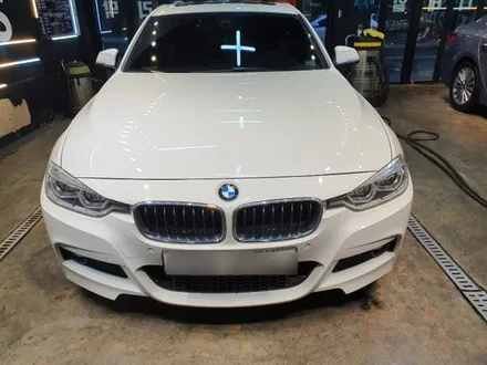 영등포세차장 스팀세차전문 BMW320d 고퀄리티 스팀세차 + 타르제거 + 철분제거 + 휠클리닝 + 실내세차까지 한번에! / 서울 영등포