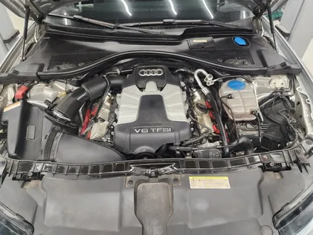 아우디A6 3.0Tfsi(가솔린차량 냉각수부족/누수/오일부족 온도게이지 불량 수리 오일세퍼레이터*서머스텟*워터펌프 교환작업 / 서울 영등포