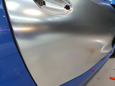 BMW Z4 전체랩핑제거 후 (에이버리_사틴크롬실버) 전체랩핑 시공 - 영등포랩핑샵 / 서울 영등포