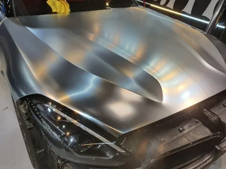 BMW Z4 전체랩핑제거 후 (에이버리_사틴크롬실버) 전체랩핑 시공 - 영등포랩핑샵 / 서울 영등포