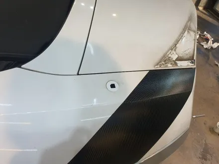 영등포랩핑전문하트스! BMW Z4 전체랩핑 작업 사틴블루 / 기존화이트랩핑제거 부분판금도장 및 복원작업까지 한번에 / 서울 영등포