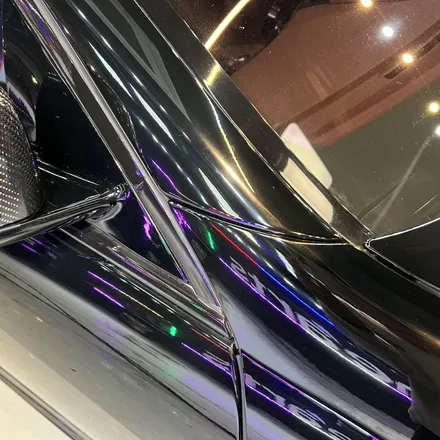 벤츠 W221 S63 사틴화이트 전체랩핑제거 -> 블랙PPF전체 시공 / 서울 영등포
