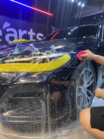 BMW 520I 사고수리 후 광택 및 PPF 재시공 / 서울 영등포