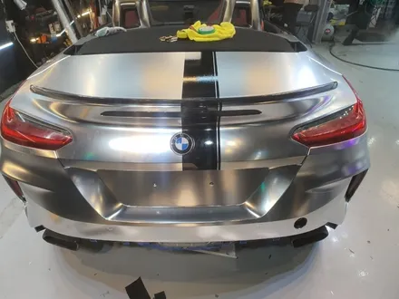 BMW Z4 전체랩핑제거 후 (에이버리_사틴크롬실버) 전체랩핑 시공 - 영등포랩핑샵 / 서울 영등포