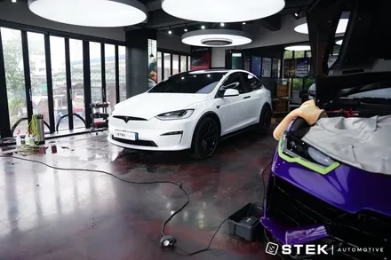 딜러 서비스가 없는 테슬라 모델X 틴팅, 내가 직접 고른 STEK NEX / 성남 판교 용인 서초