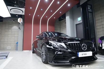 벤츠 C63amg 윈드쉴드필름과 틴팅 필름의 콜라보 STEK WS-COOL 시공 / 성남 판교 용인 서초