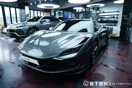 페라리 F8 STEK 다이노쉴드 PPF 와 다이노 윈드쉴드로 완벽한 프로텍션 완성 / 성남시 수정구 오야동