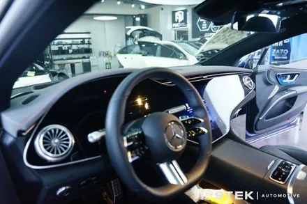 벤츠 EQS 실내 PPF, 터치스크린 오류 No problem! STEK DYNOshield / 성남시 수정구 오야동