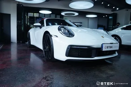 포르쉐 911 카레라4S 카브리올레, 실내외 PPF 모두 단하나 STEK 다이노쉴드로 / 성남시 수정구 오야동