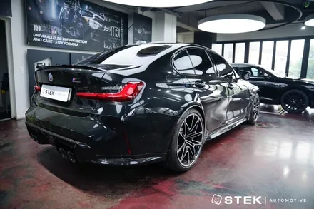 프라이버시 보호를 위한 BMW M3 틴팅 재시공, STEK NEX로 완성 / 성남 판교 용인 서초