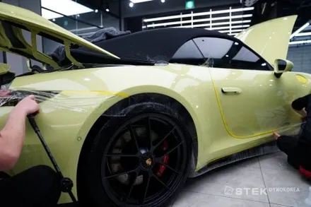 911 카레라 4 GTS 겨울 오픈에어링은 STEK 다이노 PPF와 함께 / 성남시 수정구 오야동