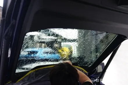 NEX 틴팅과 비내림 방지를 위한 펠트지로 여름준비를 완료한 파나메라 GTS / 성남시 수정구 오야동