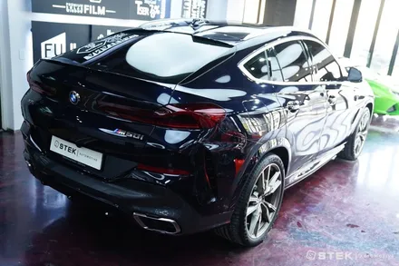 BMW X6, 전체 PPF와 전면유리 보호까지 STEK 다이노쉴드 풀 시공 / 성남시 수정구 오야동