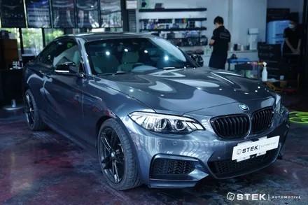 완벽한 투명함에 태양열 차단만 강력하게, BMW M240i틴팅, STEK NEX 70 전체 시공 / 성남시 수정구 오야동