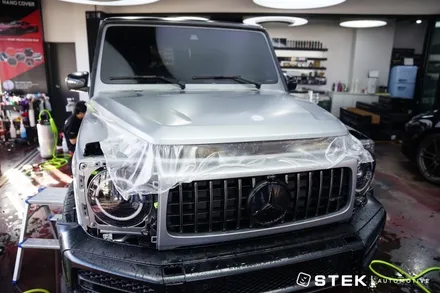 무광의 매력 가성비 프로텍션! 벤츠 G63 AMG 프론트 패키지 무광 PPF 시공 / 성남 판교 용인 서초