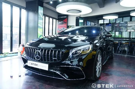 벤츠 S클래스 쿠페 S63amg, PPF&틴팅&윈드쉴드&가죽시트 코팅 모두 STEK 원 패키지로 완성 / 성남시 수정구 오야동