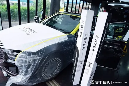 제네시스 G90 틴팅, 새로운 비금속 비반사 필름 STEK NEX 시공 / 성남시 수정구 오야동
