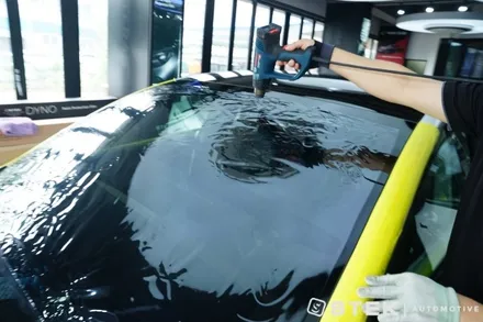 비반사필름에 헤이즈 없고 열반사가된다? STEK NEX 테슬라 모델3 틴팅으로 딱! / 성남시 수정구 오야동