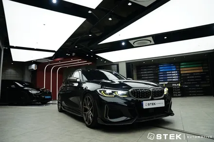 BMW M340i 투어링, 컬러 PPF 블랙에서 그린으로 변신 STEK DYNOgreen / 성남시 수정구 오야동