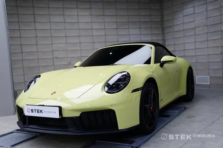 911 카레라 4 GTS 겨울 오픈에어링은 STEK 다이노 PPF와 함께 / 성남시 수정구 오야동