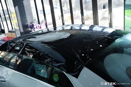 벤츠 CLS450 블랙&화이트 컨셉, 랩핑이 아닌 PPF로? / 성남시 수정구 오야동