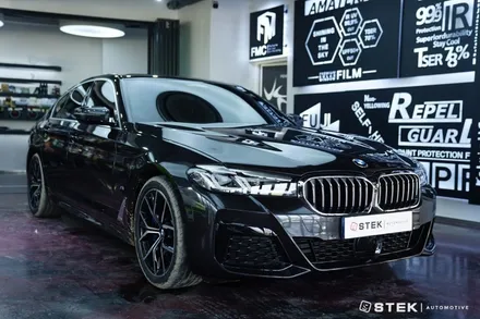 비금속 세라믹인데 열반사가 된다? BMW 530i 틴팅 STEK NEX 시공 / 성남시 수정구 오야동