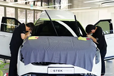 넓은 글래스에 더 효과적인 윈드쉴드 STEK DYNOtop과 카니발 조합 / 성남시 수정구 오야동