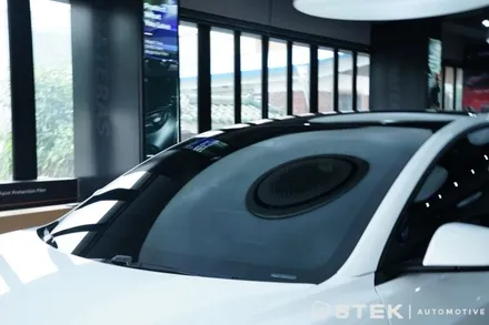 비반사필름에 헤이즈 없고 열반사가된다? STEK NEX 테슬라 모델3 틴팅으로 딱! / 성남시 수정구 오야동
