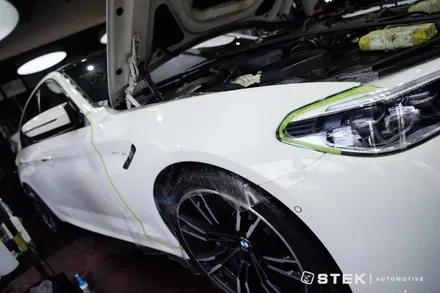 스포츠 세단 BMW M5 PPF 시공, STEK DYNOshield 로 보호해드립니다. / 성남시 수정구 오야동