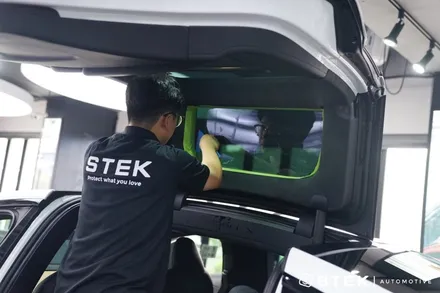 딜러 서비스가 없는 테슬라 모델X 틴팅, 내가 직접 고른 STEK NEX / 성남 판교 용인 서초