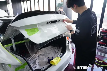 스포츠 세단 BMW M5 PPF 시공, STEK DYNOshield 로 보호해드립니다. / 성남시 수정구 오야동