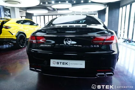 벤츠 S클래스 쿠페 S63amg, PPF&틴팅&윈드쉴드&가죽시트 코팅 모두 STEK 원 패키지로 완성 / 성남시 수정구 오야동