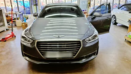 천안 제네시스 EQ900 시트커버 교체 시 공!! 제네시스 시트커버 교체 견적!!?