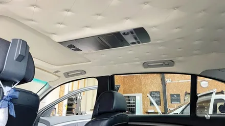 천안 bmw740li e66 천장 엠보싱 시공!! bmw 천장 엠보싱 비용??