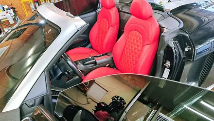 천안 아우디 R8 시트 커버링!! 레드 시트 교체 시공!! 수입차 시트 교체 작업비용??