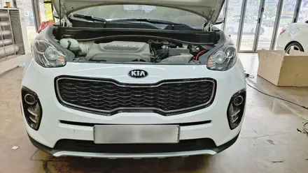 천안 스포티지 전방센서!!자동차 전방감지기 시공!!자동차 전방감지기 설치비용??